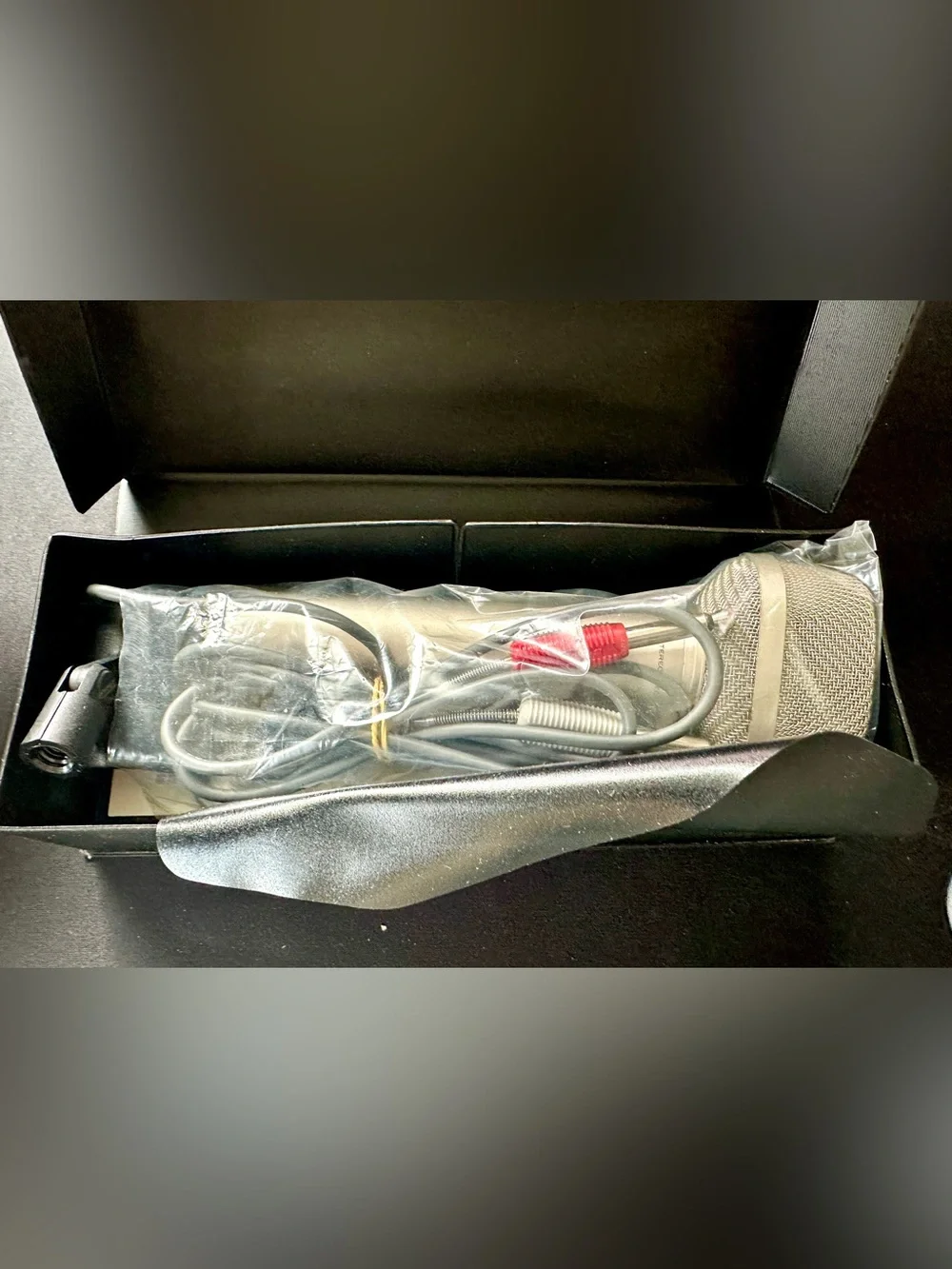 Vintage 1970s Sony ECM-99A Stereo Microphone 600 Ohm & Case NEW Old Stock Japan